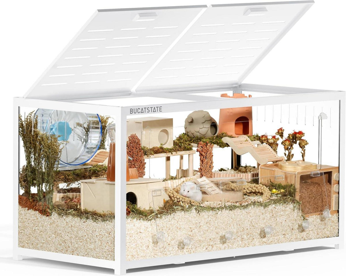 Hamsterkäfig Metall Rattenkäfig Kleintierkäfig Groß 120L x 60W x 62H