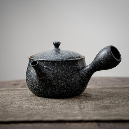 Keramik Teekanne mit Teefilter für losen Tee Japan Kyusu 8,5 oz mit