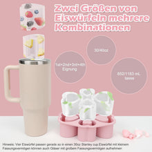Eiswürfelform Silikon Zubehör für Stanley Cup, Pink Ice Cube