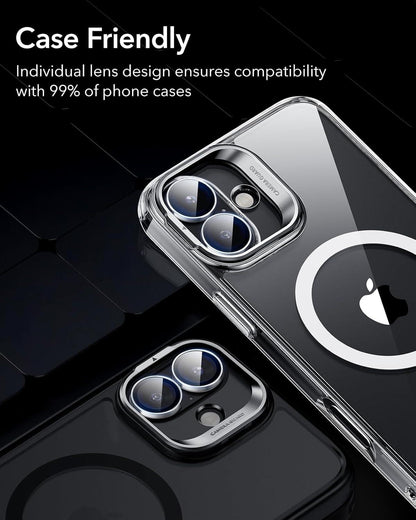 ESR Kameralinsenschutz für iPhone 16/16 Plus, gehärtetes Glas, Armorite Serie