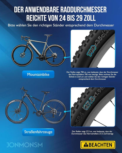 Fahrradständer 24-29 Zoll Höhenverstellbar