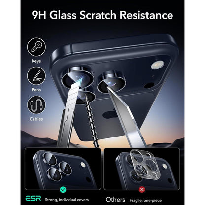 Kamera Schutzfolie für iPhone 16 Pro Max/16 Pro/15 Pro
