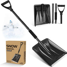 Schneeschaufel 108cm Aluprofil 4-Teiliges Design Tragbar Auto Auffahrt