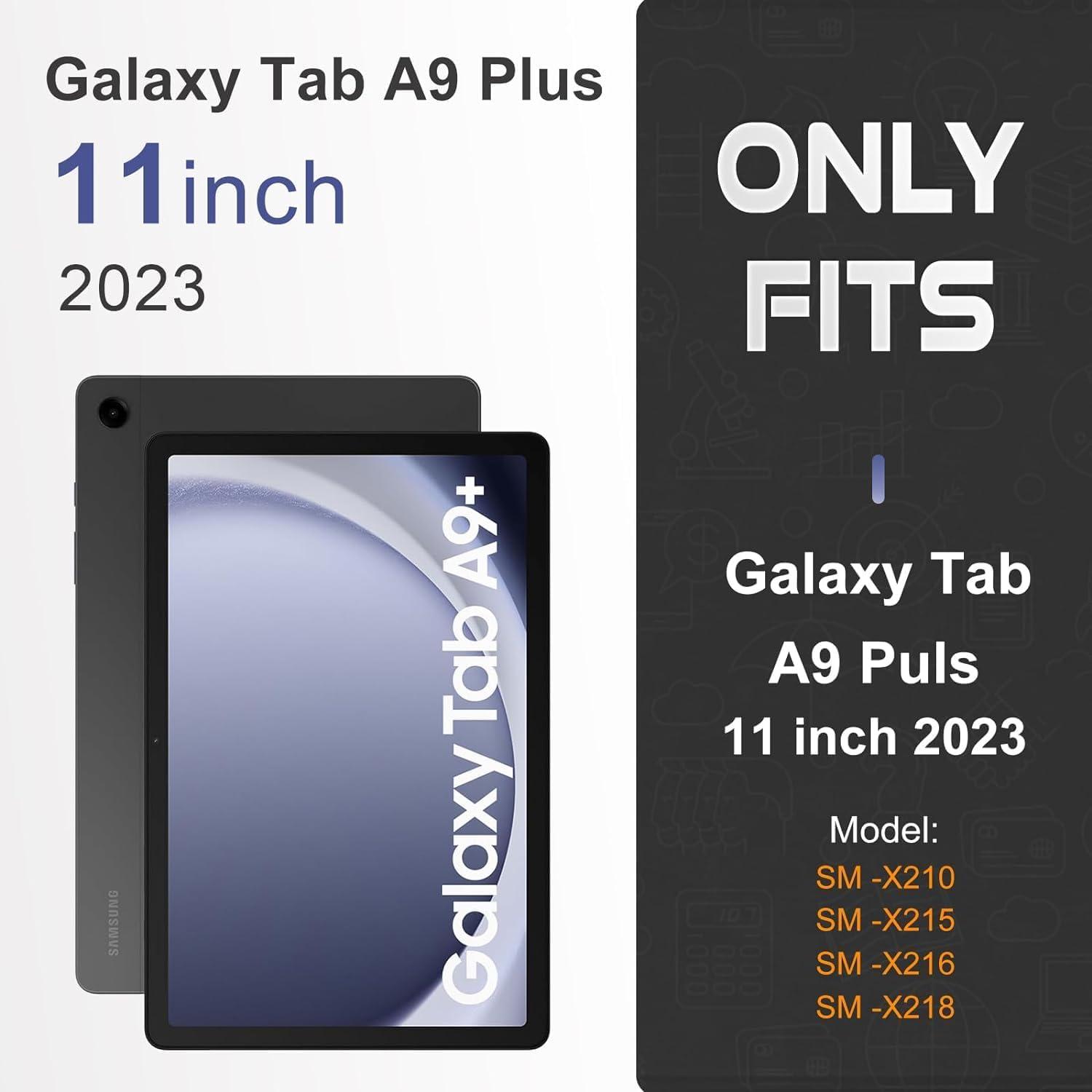 Hülle Samsung Galaxy Tab A9 Plus 11 Zoll 2023 Braun