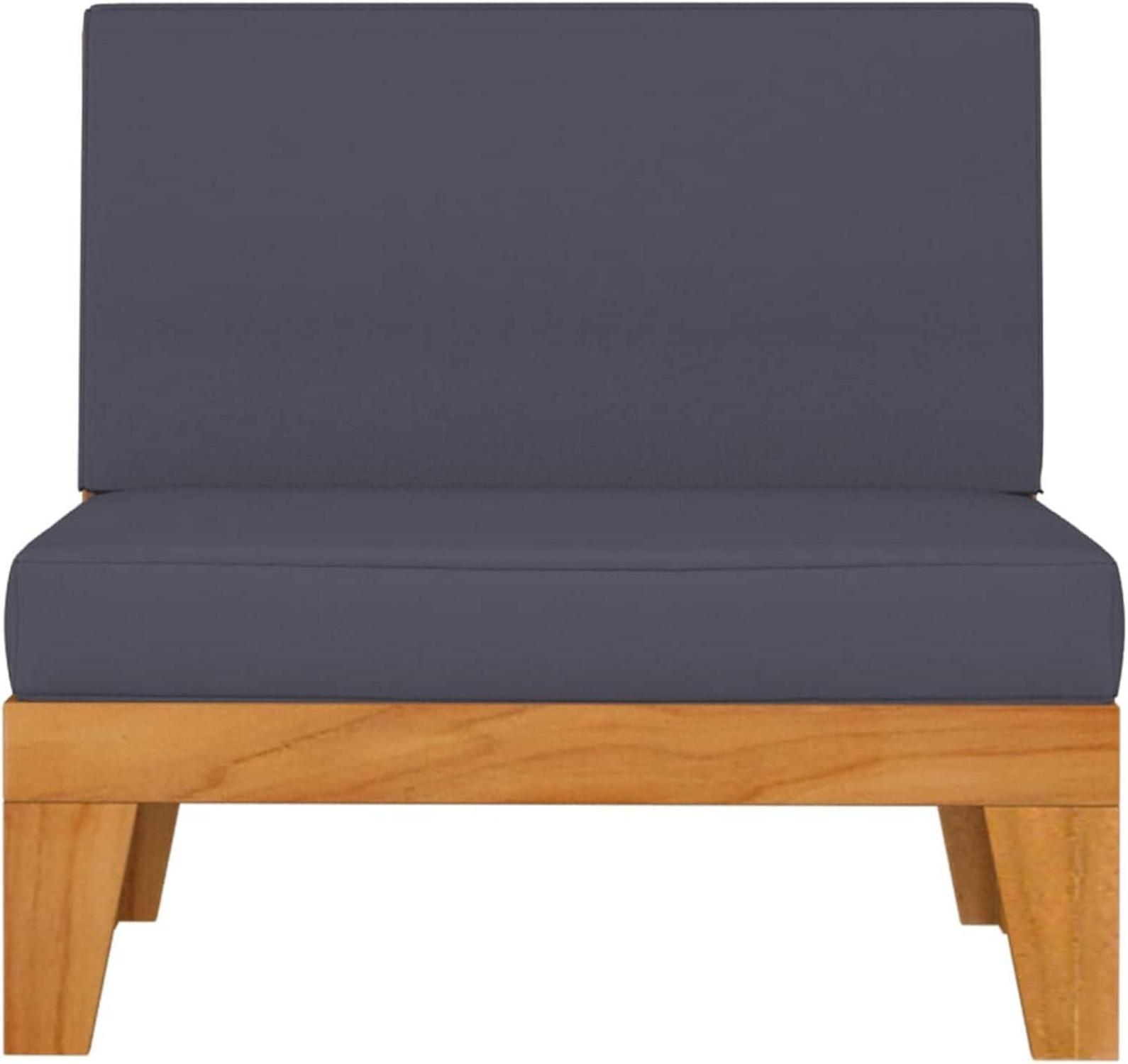 Gartenmöbel Set Holz Lounge Akazie 8-tlg Outdoor Ecksofa