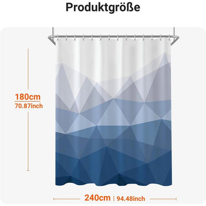 Duschvorhang Geometrisches Design 240x180