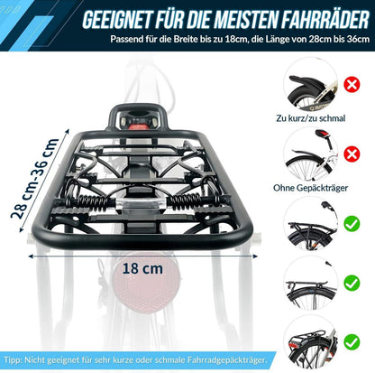 Eyein Fahrradtasche 8L wasserdicht reflektierend Umhängetasche Handtasche