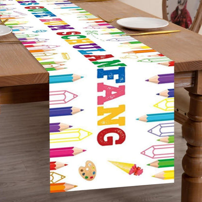 Tischläufer Einschulung Schulanfang Deko Schulstart 180x35cm