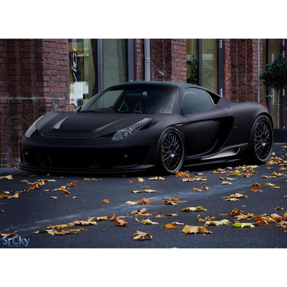 Matt Schwarz Auto Folie – Kratzfest & Luftfrei 457x152cm