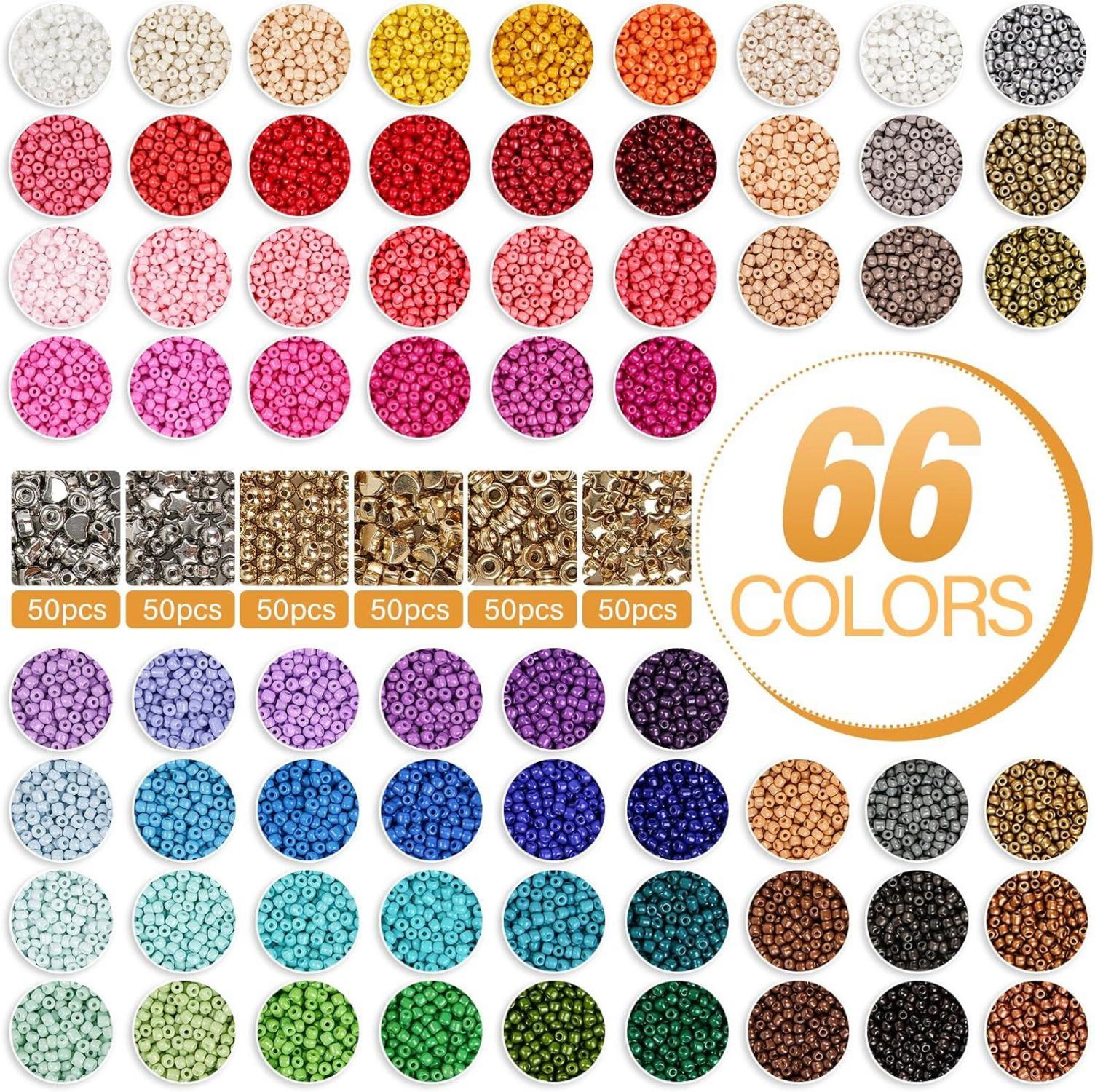 RUBY Perlen Set für Armbänder 3mm DIY Schmuck Pastell mit
