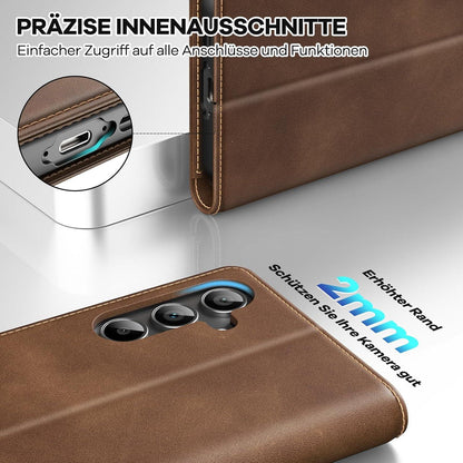 Handyhülle Samsung Galaxy A55 5G Schutz RFID Kartenfach Standfunktion