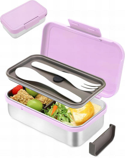 Edelstahl Lunchbox mit Trennwänden für Kinder