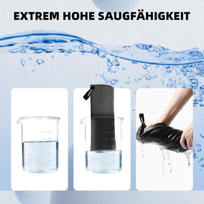 3er-Set Mikrofaser Handtuch Groß Klein Schnelltrocknende Microfaser