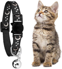 Reflektierendes Nylon Katzenhalsband mit Sicherheitsverschluss und