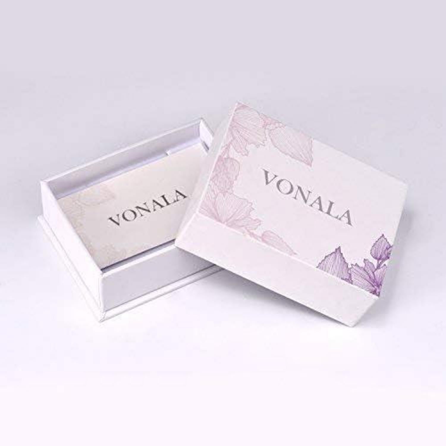 VONALA Marienkäfer Medaillon Halskette Sterling Silber Damen Geschenke