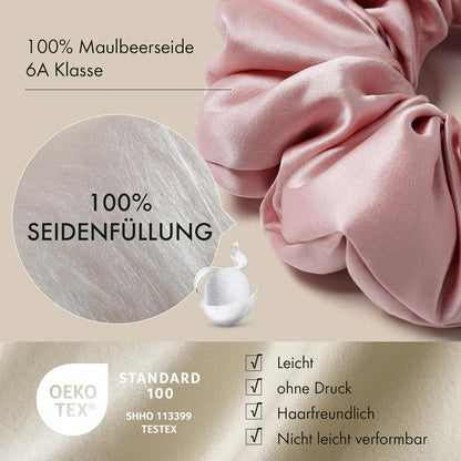 Seidenhaargummi Riesen XXL-Luxus Schwarz Handgelenk-Accessoire