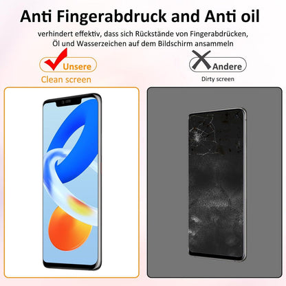 2x Panzerglas für Huawei Mate 20 Pro - 9H Schutzfolie, Fingerabdruck-ID, 99,99% HD-Klarheit