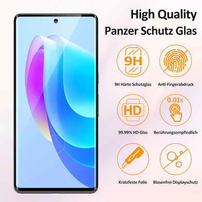 2x Panzerglas Schutzfolie für Google Pixel 7 Pro, 9H