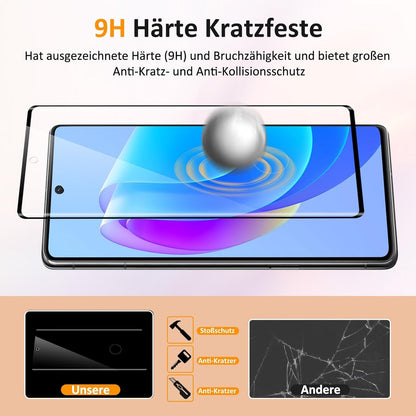 2x Panzerglas Displayschutz für Google Pixel 7 Pro 9H Schutzfolie