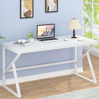 Schreibtisch Computertisch PC Tisch Bürotisch Weiß Modern Holz