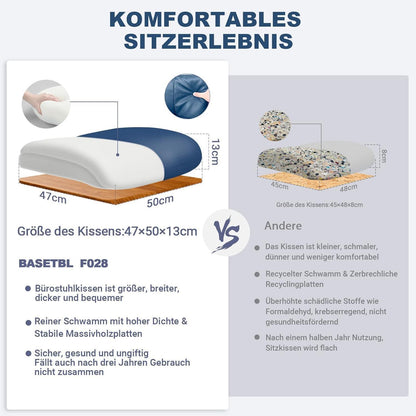 BASETBL Bürostuhl ergonomisch, Chefsessel PU