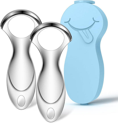 Zungenreiniger Edelstahl Tongue Scraper Mundhygiene 2024