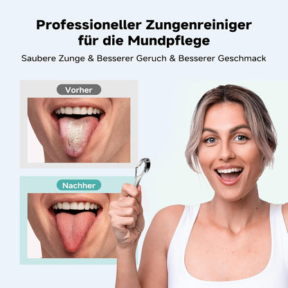 Zungenreiniger Edelstahl Tongue Scraper Mundhygiene 2024