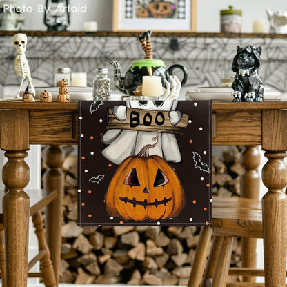 Artoid Mode Halloween Polka Dot Ghost Kürbisse Katze Boo
