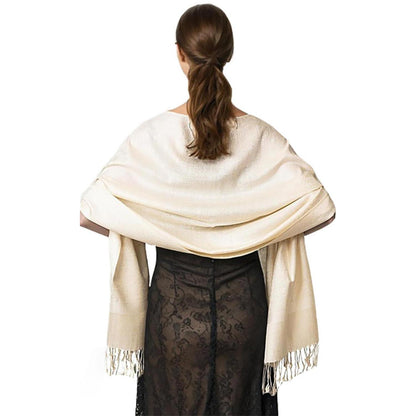 Pashmina Schal mit Blumenmuster, elegant & weich