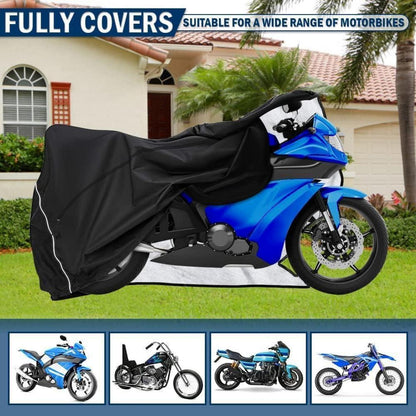 Motorrad Abdeckplane 245x105x125cm – Wasserfest & UV-Beständig