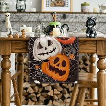 Artoid Mode Halloween Tischläufer Schwarz Spinnennetz