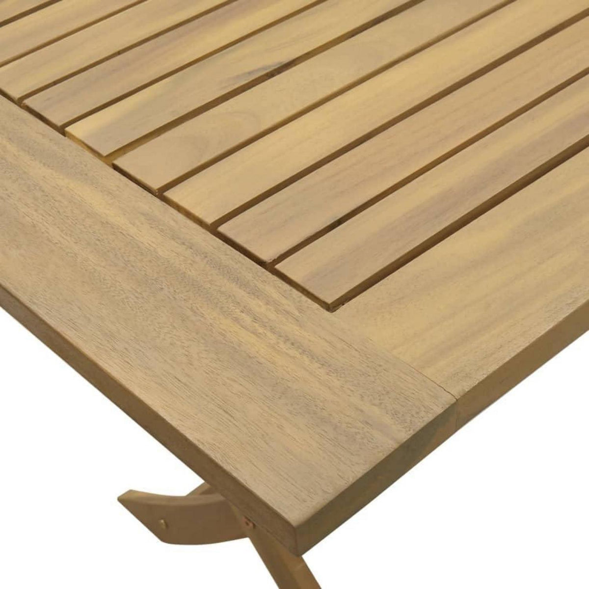 Garten Essgruppe Akazie Massivholz Latten-Design 5-teilig