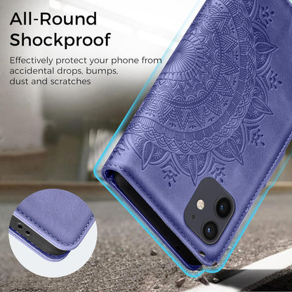 Handyhülle iPhone 12/12 Pro Leder Flip Schutzhülle Wallet