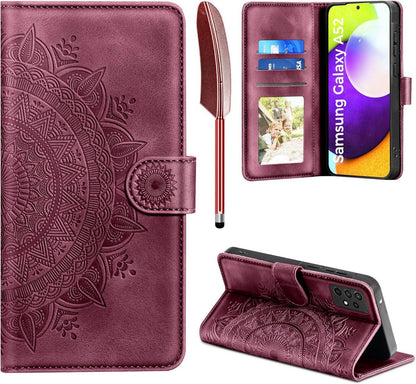 Samsung Galaxy A52S 5G Flip Handyhülle Leder Wallet Case