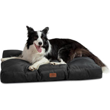 Hundebett XL kühlend waschbar 91x68cm tiefschwarz