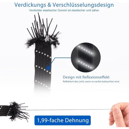 2x Gepäckspanner mit Haken – 60cm Kurzspanngurte für Motorrad & Fahrrad