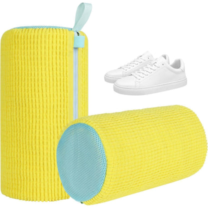 Schuhwaschbeutel 360° Reinigung Gelb 2er Pack