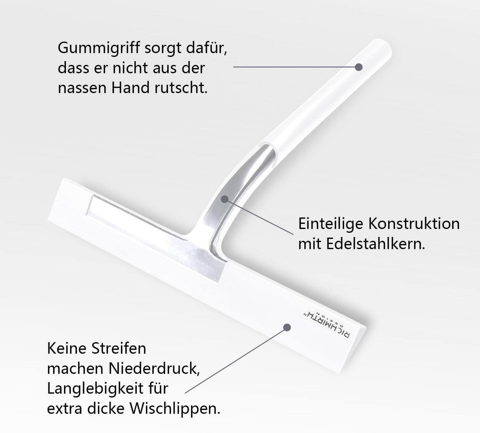 Duschabzieher Set Silikon Fensterabzieher Badezimmerwischer