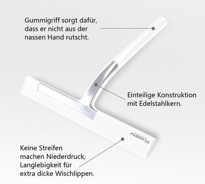 Duschabzieher Set Silikon Fensterabzieher Badezimmerwischer