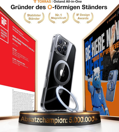 TORRAS Ostand iPhone 16 Pro Max Hülle mit MagSafe