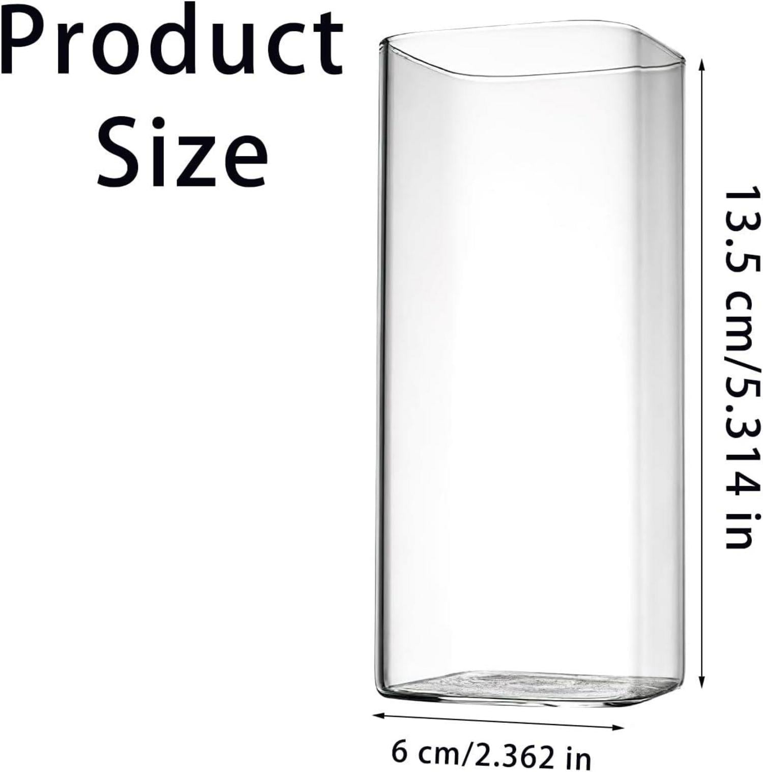Quadratische Gläser Set 3 Stück Moderne Longdrink Cocktail