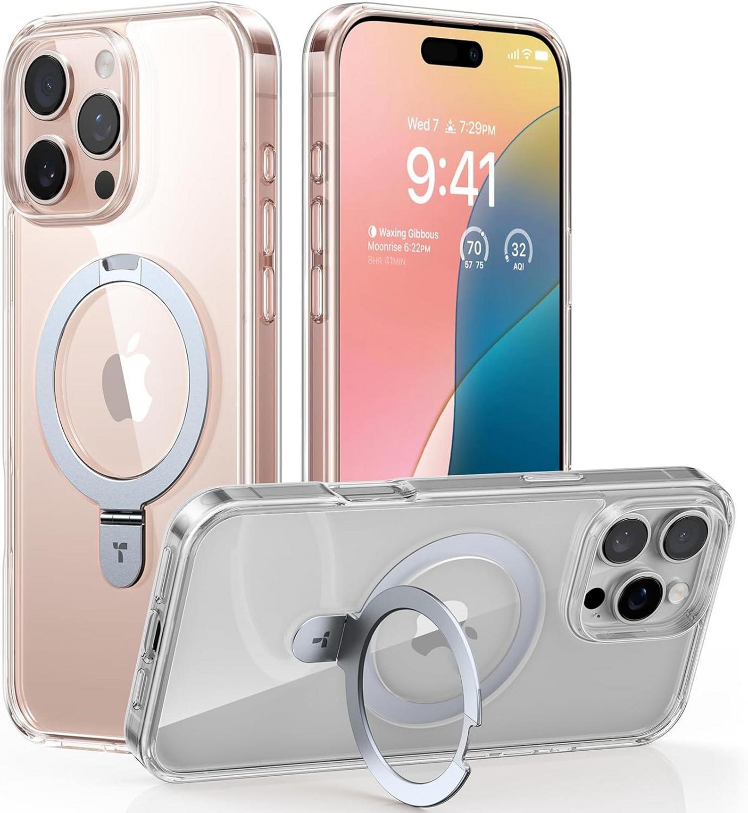 TORRAS Ostand iPhone 16 Pro Hülle MagSafe Militärschutz