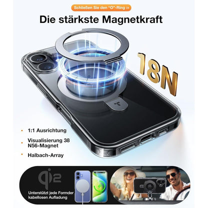 TORRAS Ostand iPhone 16 Plus Hülle mit MagSafe
