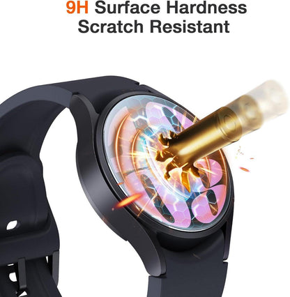 Panzer Schutzglas für Samsung Galaxy Watch 7/6/5/4/SE 40mm, 9H Glas Folie, Blasenfrei