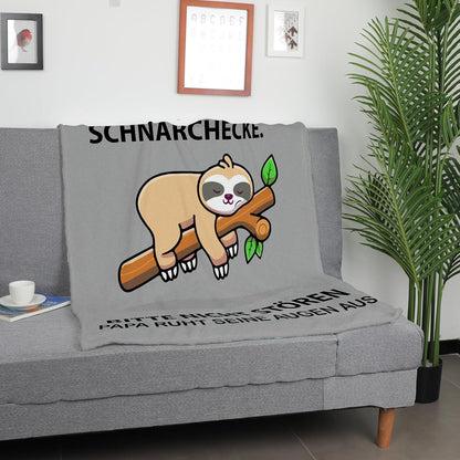 Weiche Flanelldecke 150*130 cm Geschenk für Papa Weihnachten