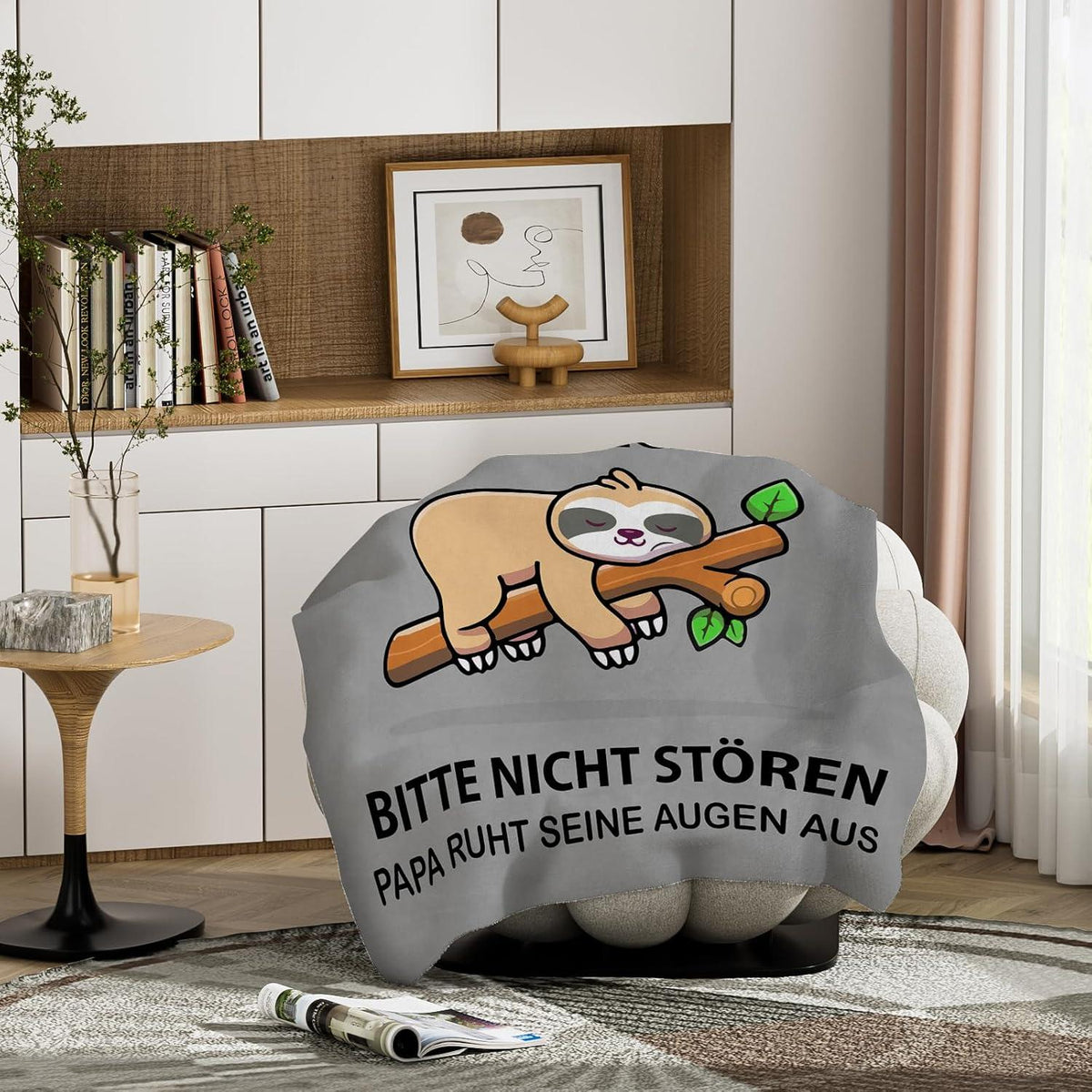 Weiche Flanelldecke 150*130 cm Geschenk für Papa Weihnachten