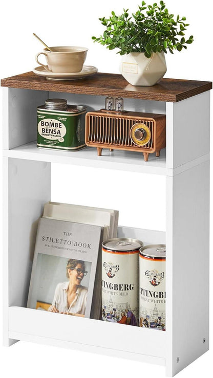 Beistelltisch mit Zeitschriftenhalter und 3