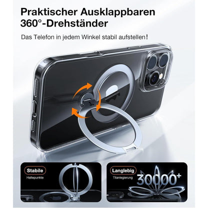 TORRAS 360° Ostand Spin Hülle für iPhone 16 Pro Max Magsafe