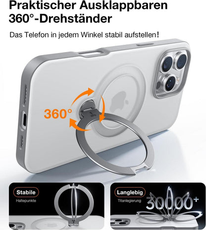 TORRAS 360° Ostand Spin iPhone 16 Pro Hülle Magsafe