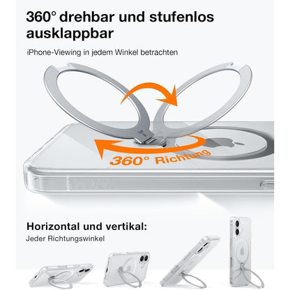 TORRAS 360° Ostand Spin iPhone 16 Plus Hülle Magsafe